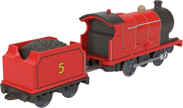 Thomas &amp; Friends, batteriebetriebene Spielzeuglok, Klassische, batteriebetriebene James-Lok und Frac