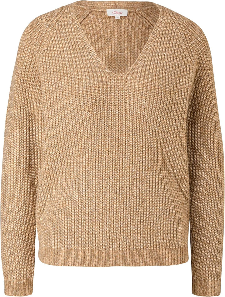 s.Oliver Damen Pullover mit V-Neck, 38