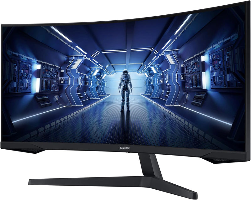 Samsung Gaming Monitor G5 C34G55TWWP, 34 Zoll, VA-Panel, UWQHD-Auflösung, AMD FreeSync Premium, Krüm