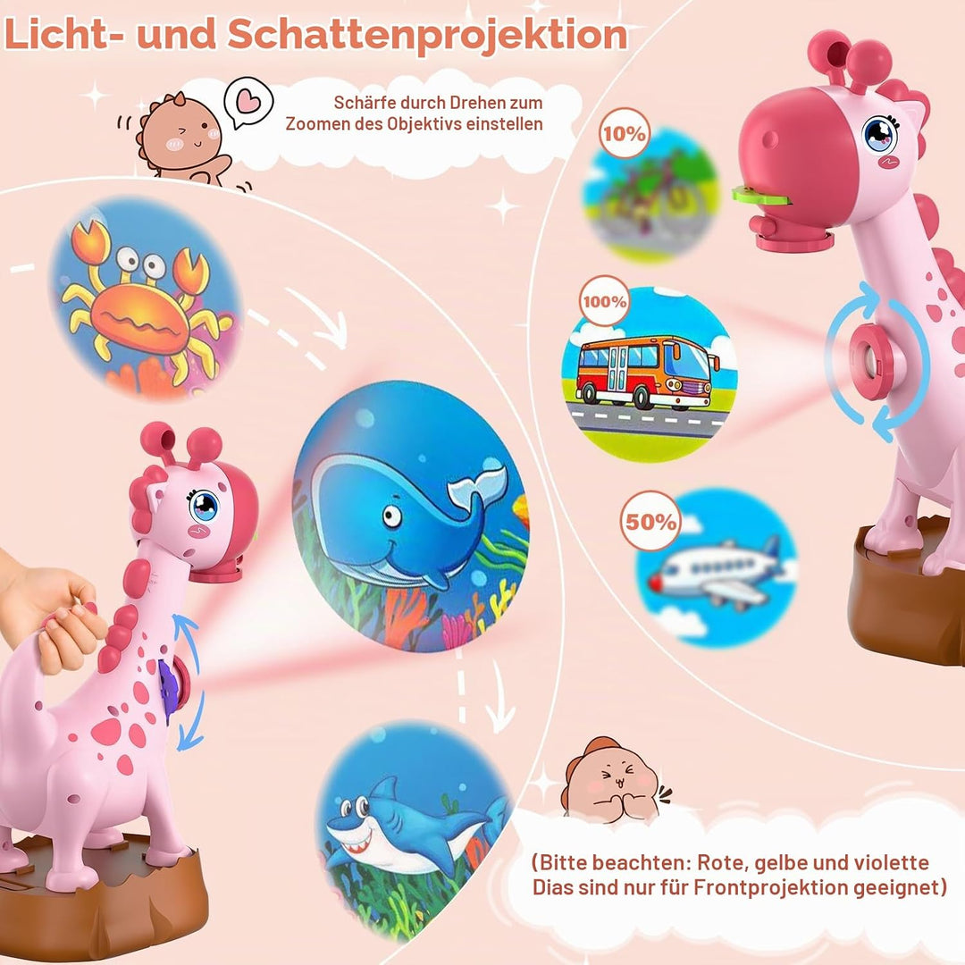 Zeichenprojektor für Kinder, CS COSDDI 2-in-1 Projektion und Zeichnung Projektor mit 96 Mustern und