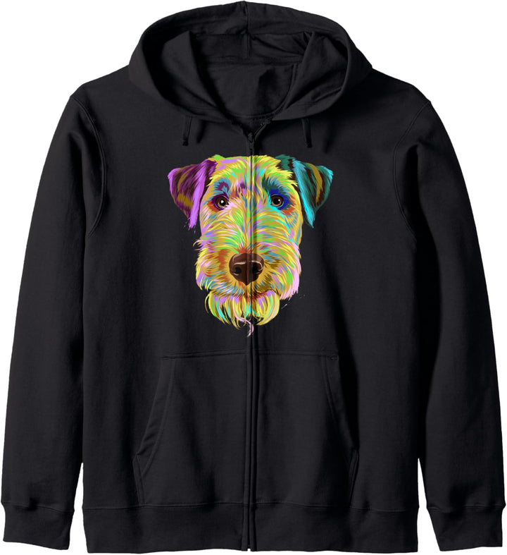 Hund Welsh Terrier Kapuzenjacke