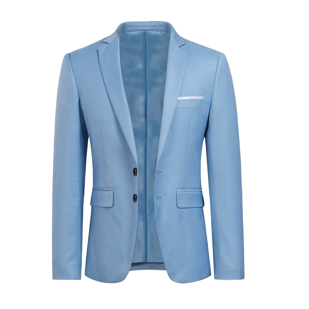 YOUTHUP Herren Sakko Slim Fit Freizeit Modern Anzugjacke für Hochzeit Party Business Abschluss Jacke