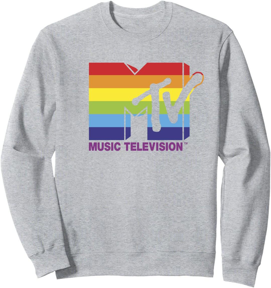 MTV Rainbow Pride Logo Sweatshirt