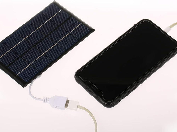 2.5W / 5V tragbares Solar-Ladegerät mit USB-Anschluss monokristallines Silikon kompaktes Solarpanel-