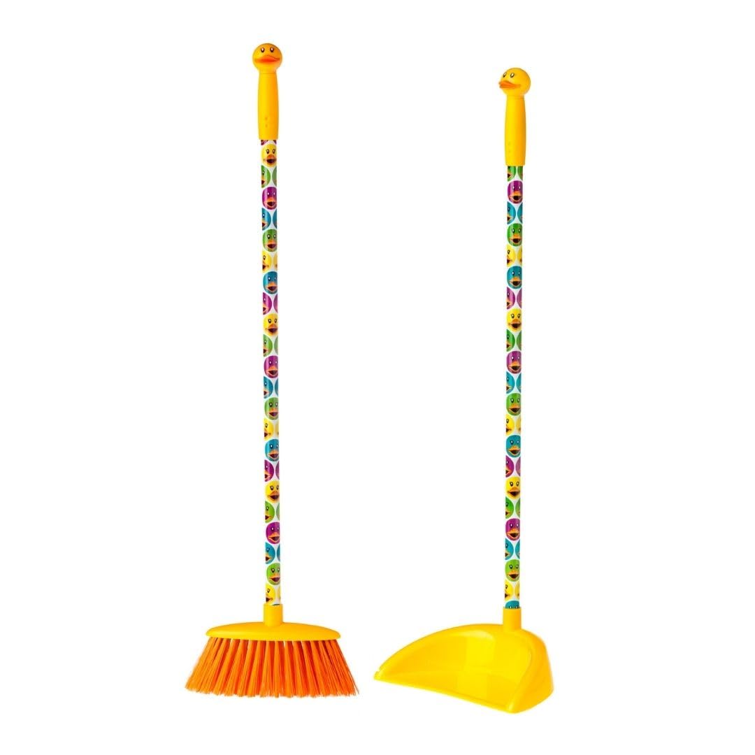 Vigar - Kids | Kehrset mit Besen und Kehrschaufel für Kinder Ducks