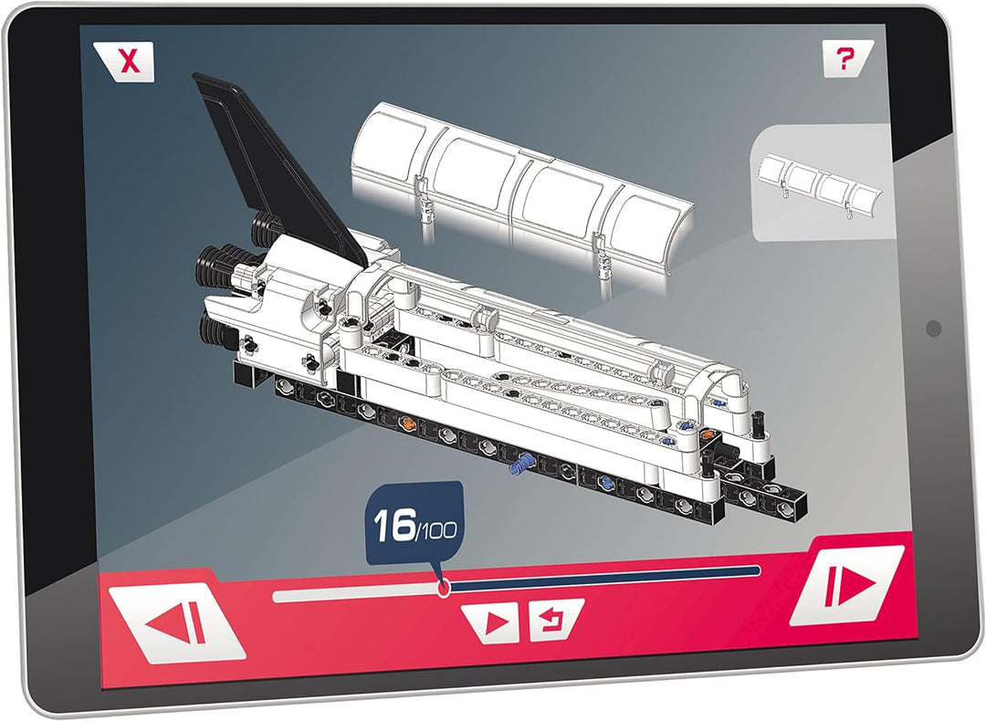 CLEMENTONI 55466 Mechanics Lab NASA Schwimmendes Fahrzeug, mit App auf 8 Jahre (55466)