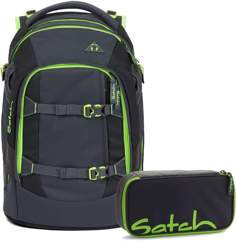 satch Pack Phantom Schulrucksack Set 2tlg. inkl. Schlamperbox