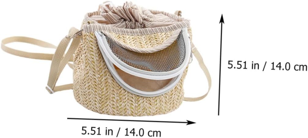 TOYANDONA Atmungsaktive Hamster Tragetasche Zylindrische Transporttasche Für Kleine Haustiere Warm G