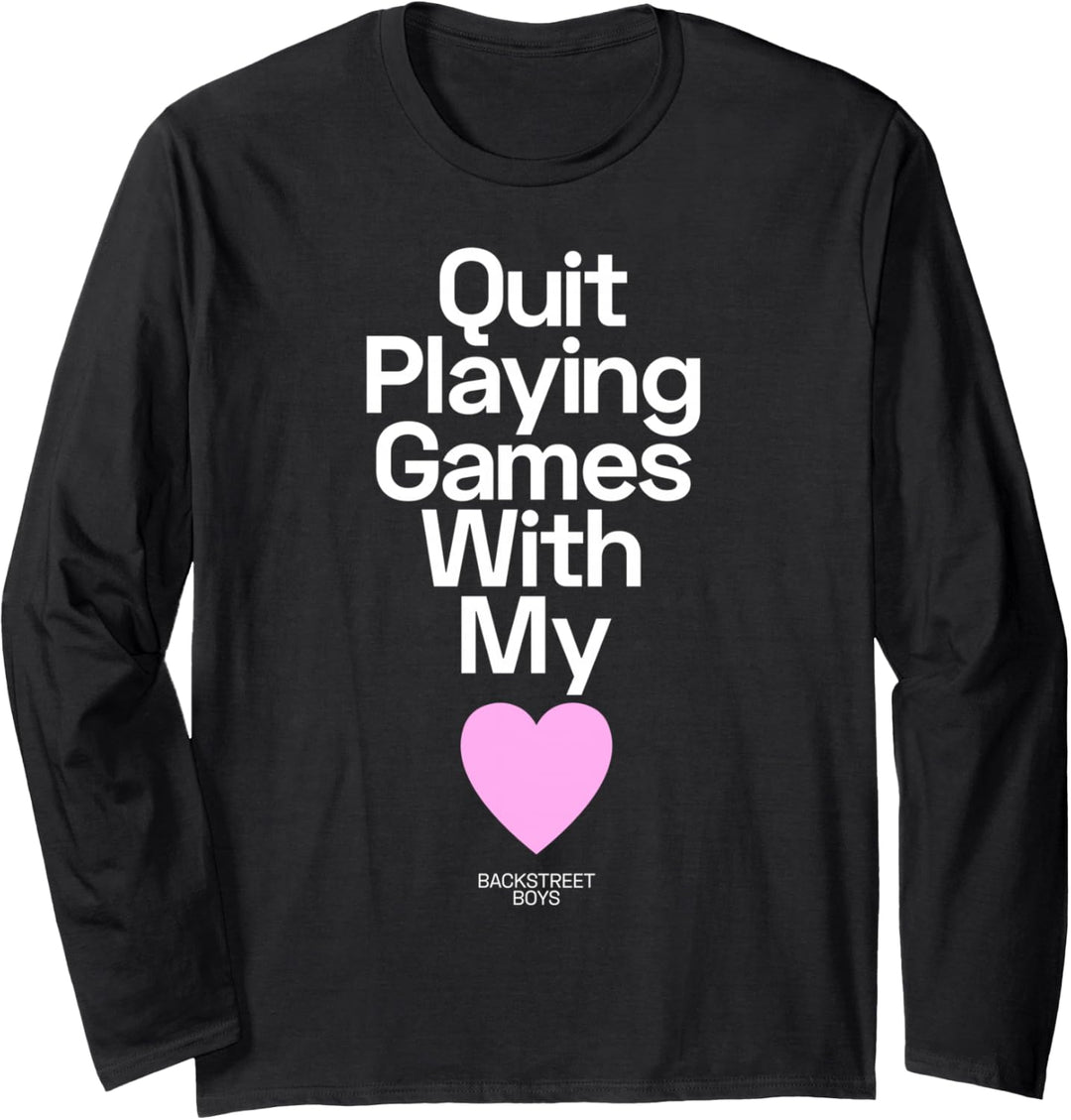 Backstreet Boys – Quit Playing Games Heart Langarmshirt