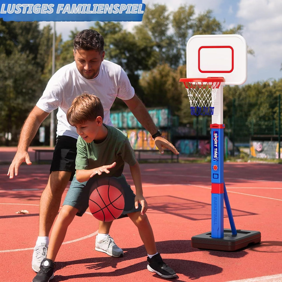 Basketballkorb für Kinder 3-5, Höhenverstellbar Basketball Stander, Mini Basketballkorb Indoor Outdo