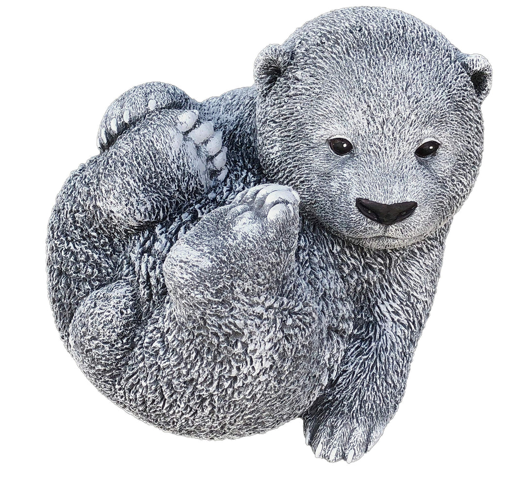 stoneandstyle Steinfigur grosser Bär Bärchen Panda, Frost- und wetterfest bis -30°C, massiver Steing