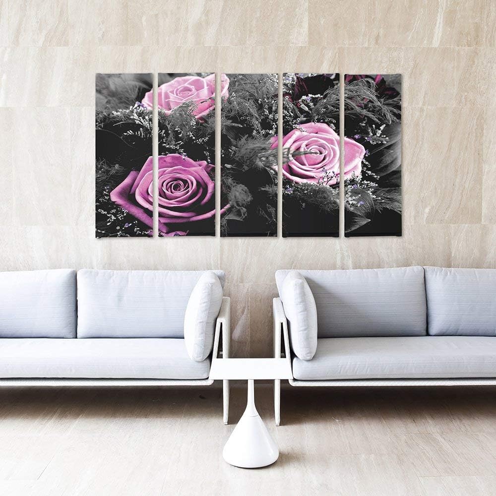 Feeby. Leinwandbild - 5 Teile - Bilder, Wand Bild, Wandbilder, Kunstdruck XXL, 5-Teilig, Typ C, 200x