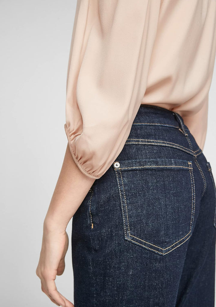 Comma Damen 601.10.104.10.100.2063566 Bluse 44 0950 Beige, 44 0950 Beige