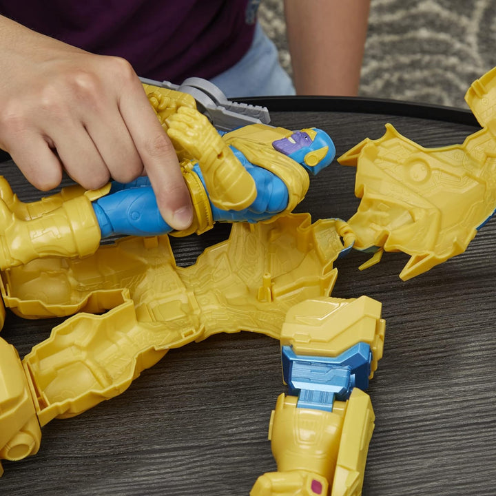 Marvel Avengers Mech Strike 9-inch Action Figure Toy Infinity Mech Suit Thanos And Blade Weapon For