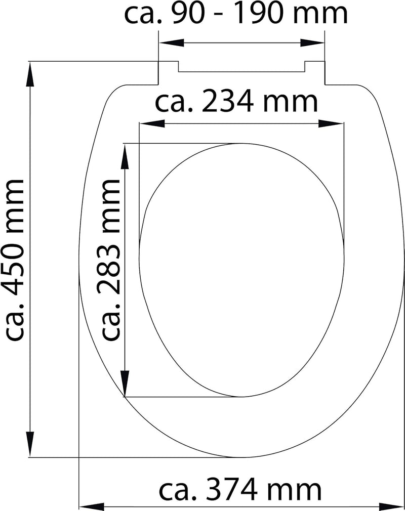 SCHÜTTE 82588 Duroplast High Gloss WC-Sitz RED GLITTER mit Absenkautomatik und Schnellverschluss, Mo