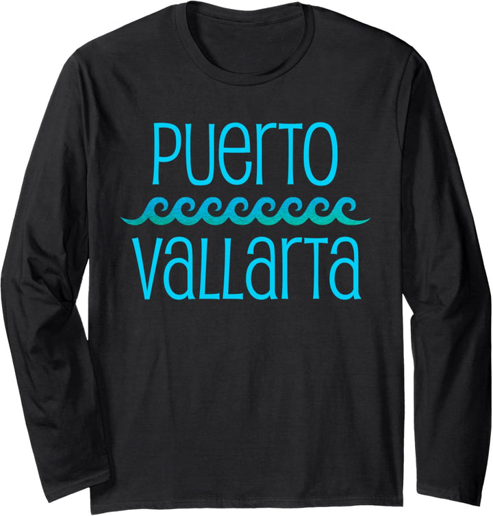 Puerto Vallarta Beach Surf Travel Holiday Tourist Souvenir Langarmshirt
