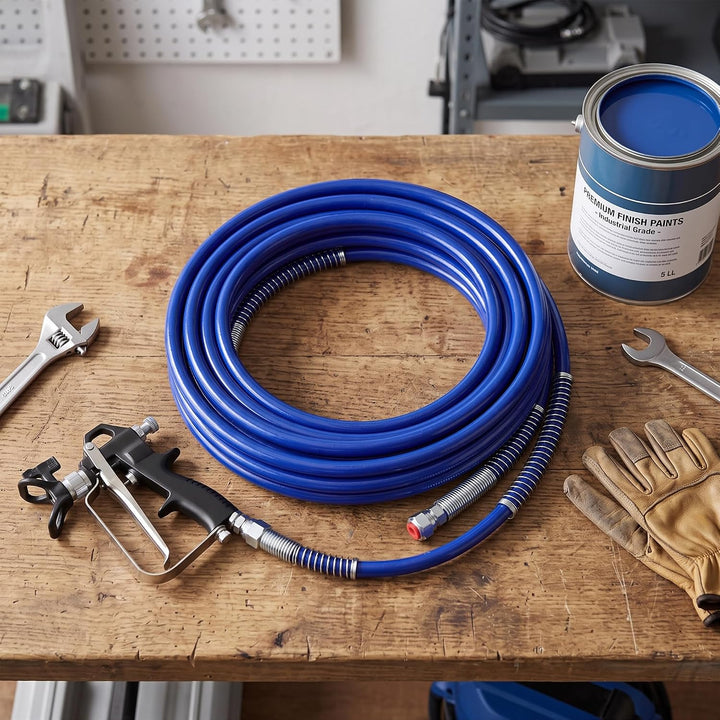 1/4 Zoll 10M Farbspritzschlauch Flexibler Hochdruckfaser-Airless-Spritzschlauch 3265Psi