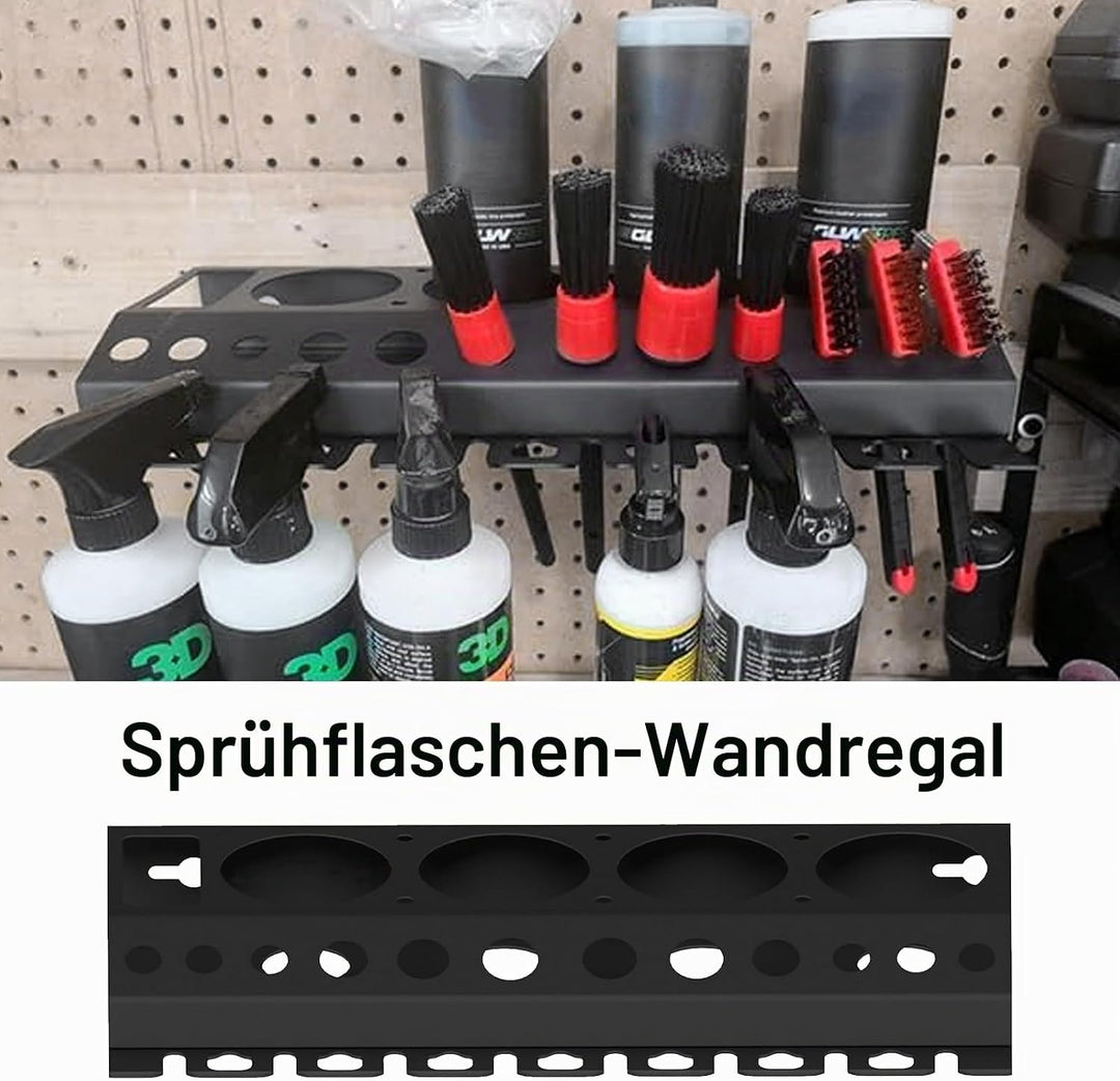 Dosenhalter, 2PCS Sprühflaschenhalter Wandregal Spraydosenhalter Wand Dosenhalter Aufbewahrungsregal