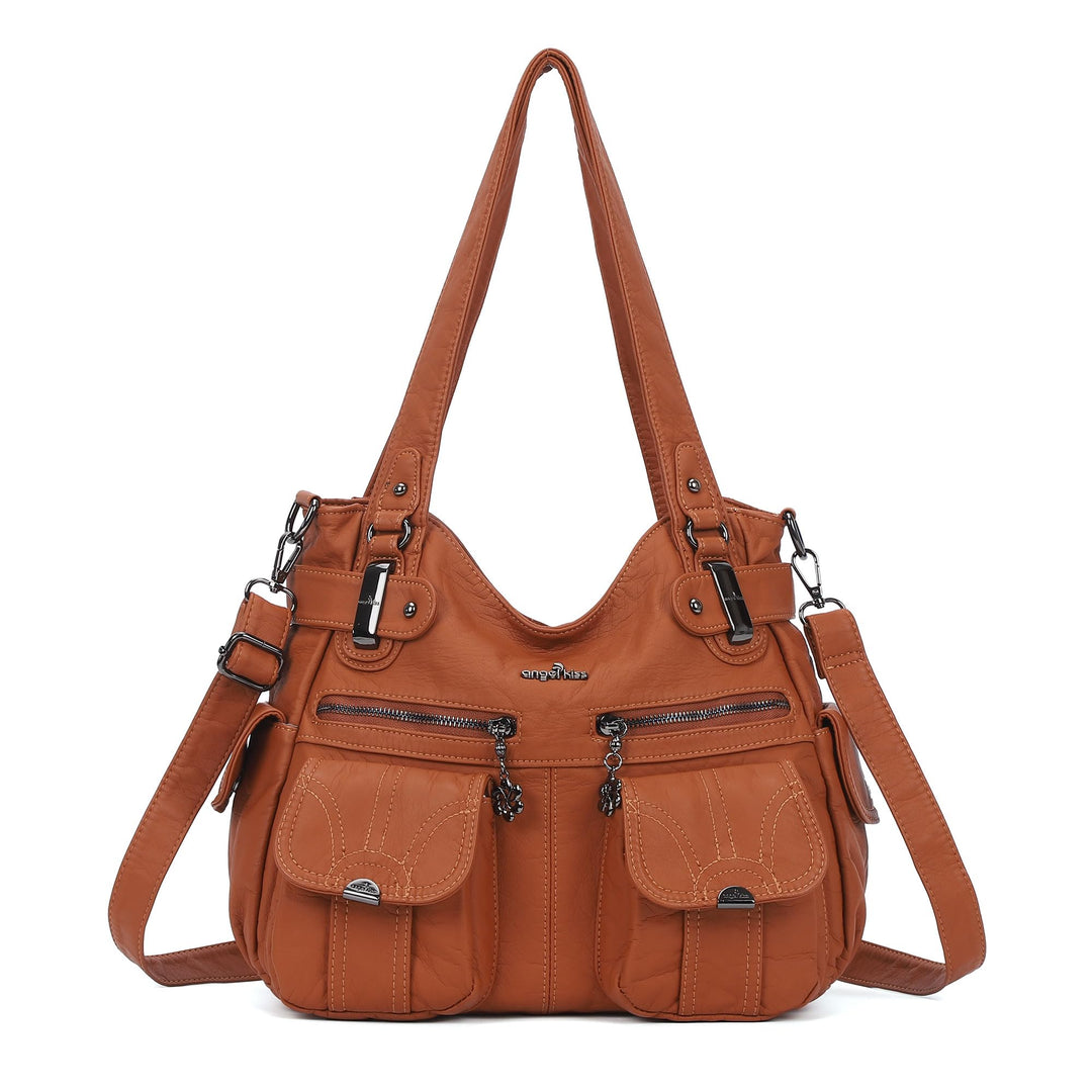 Angel Kiss Damen Handtasche Umhängetasche Leder Umhängetasche Gross Hobo Handtaschen 173