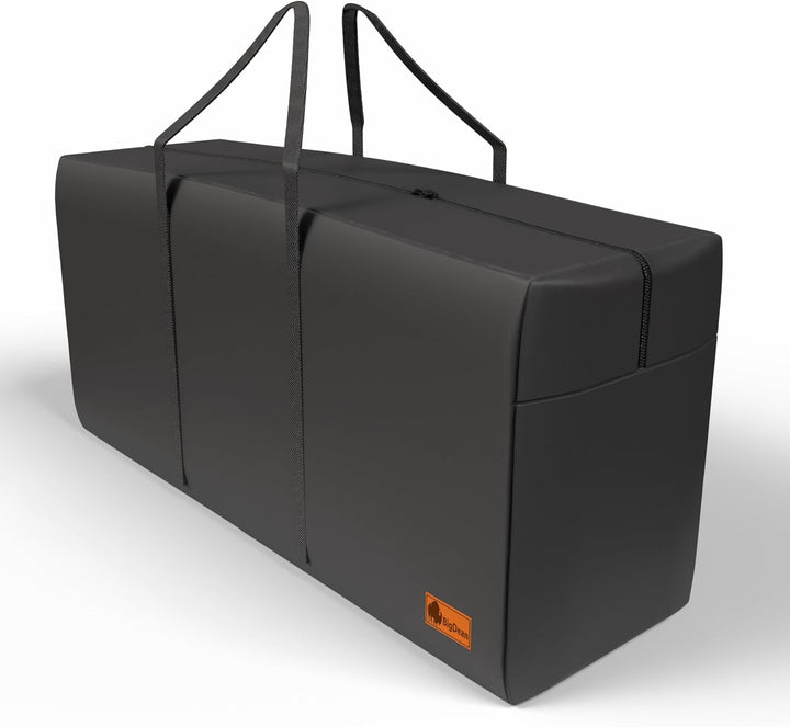 2 Stück XL Aufbewahrungstaschen 85×55×35 cm – 164 l Robuste, faltbare Tragetasche mit Reissverschlus