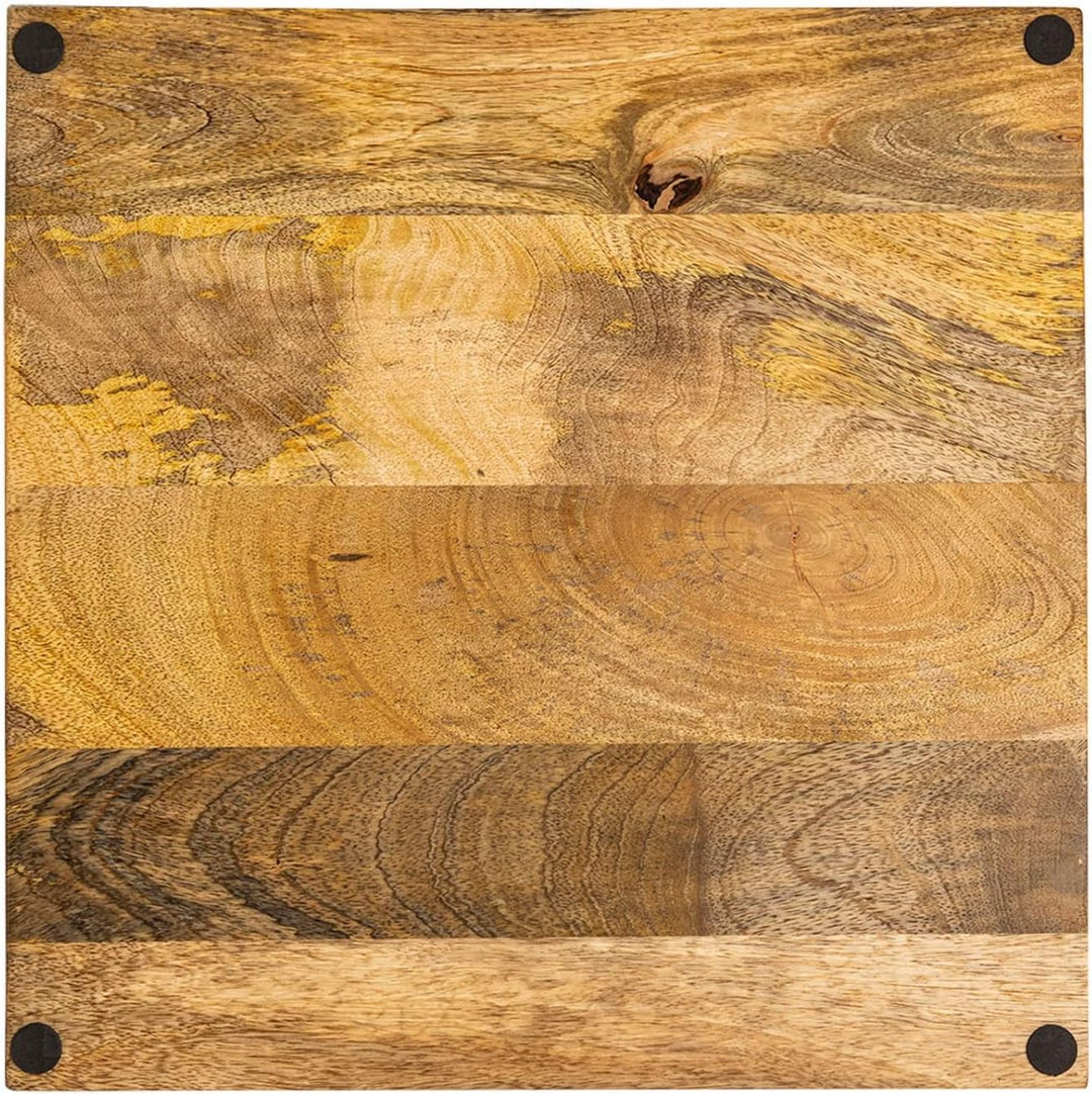 casamia Tablett Serviertablett Dekotablett Holztablett Holz Deko Tablett Mangoholz massiv Farbe Tabl