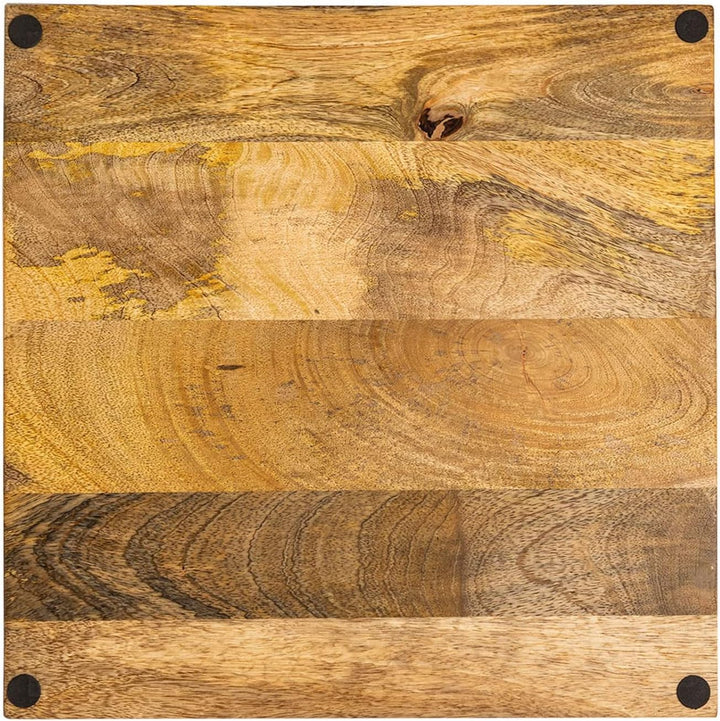casamia Tablett Serviertablett Dekotablett Holztablett Holz Deko Tablett Mangoholz massiv Farbe Tabl