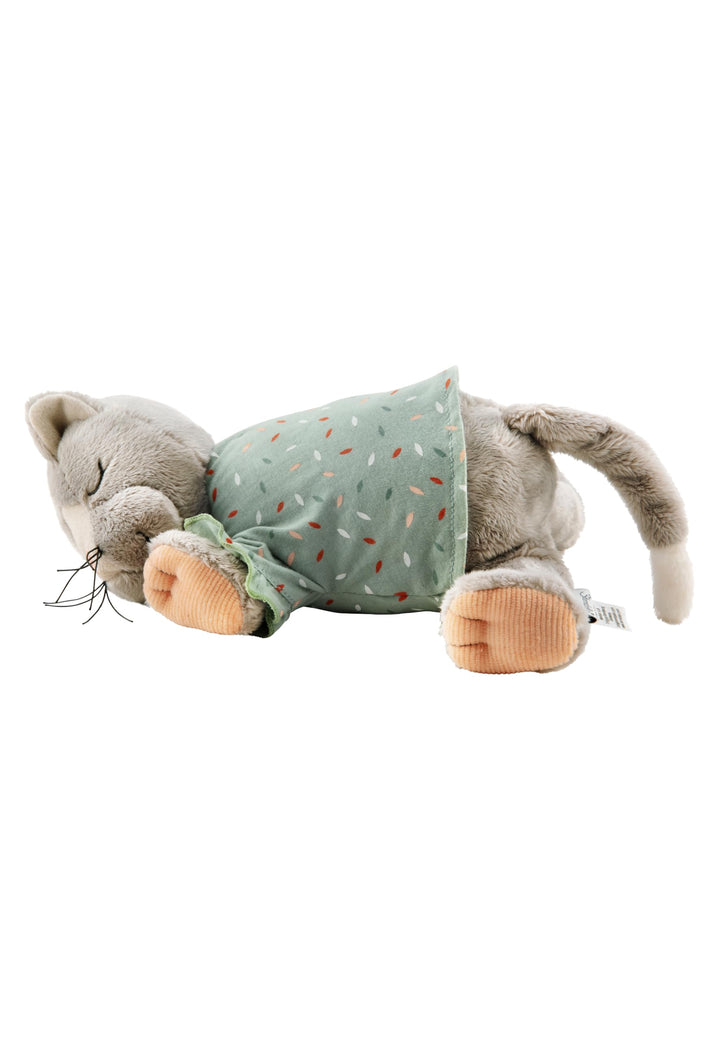 Sterntaler Schlaf Gut Figur Katze Lilly - Baby und Kinder Einschlafhilfe aus weichem Flausch - Kusch