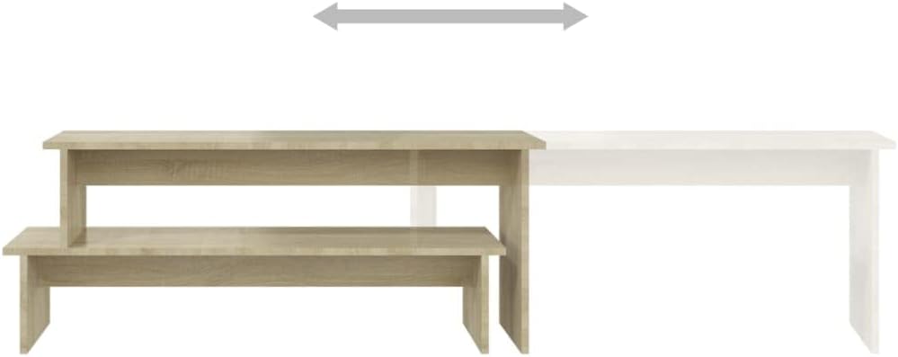 vidaXL TV Schrank Industriestil Lowboard Sideboard Fernsehschrank Fernsehtisch TV Möbel Tisch Board