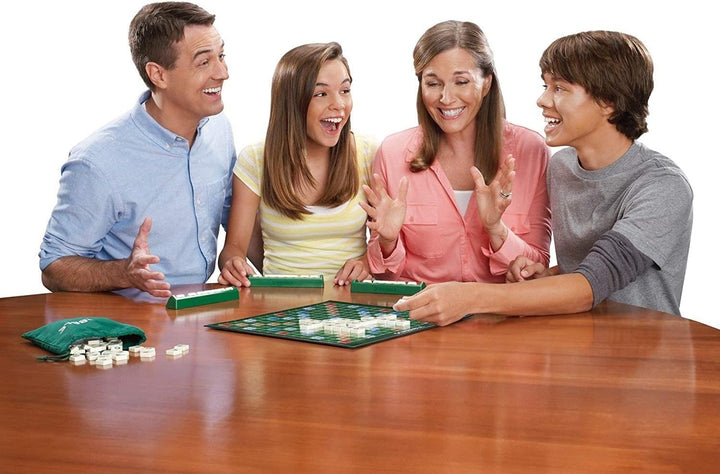 Mattel Games Scrabble Original, Italienische Version, Gesellschaftsspiel, Brettspiel, Familienspiel,