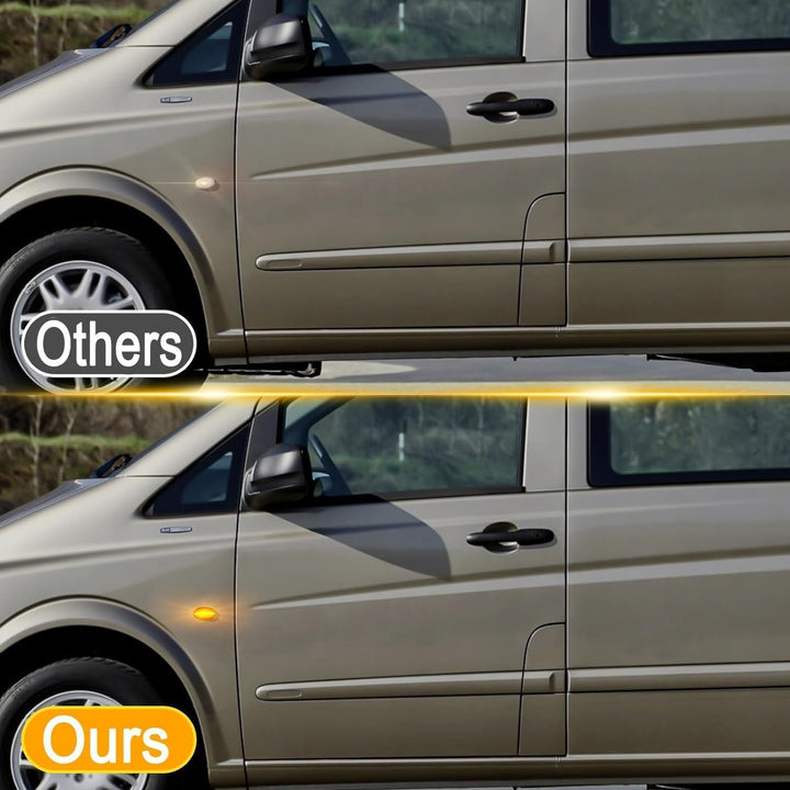 LED Blinker Spiegelblinker für Mercedes-Benz Smart W450 W452 A-Class W168 Citan W415 Vito W639 W447,