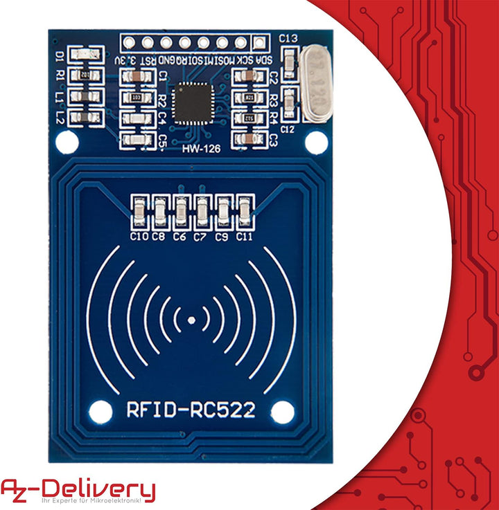 TonUINO Set (Mp3 Player, AZ-ATmega328-Board, RFID Kit und 13,56 MHz RFID Karten) kompatibel mit Ardu