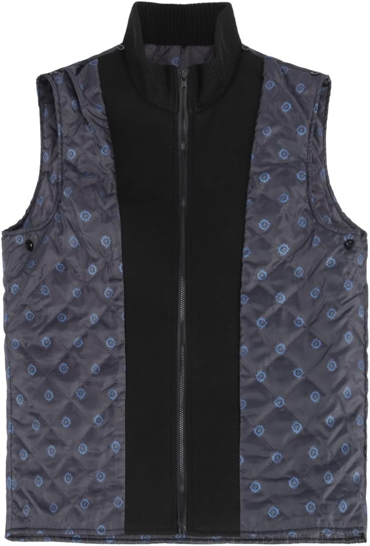YOUTHUP Herren Mantel mit Steppweste Winter Wollmantel Wolle Freizeit Dicker Übergangsmantel Outdoor