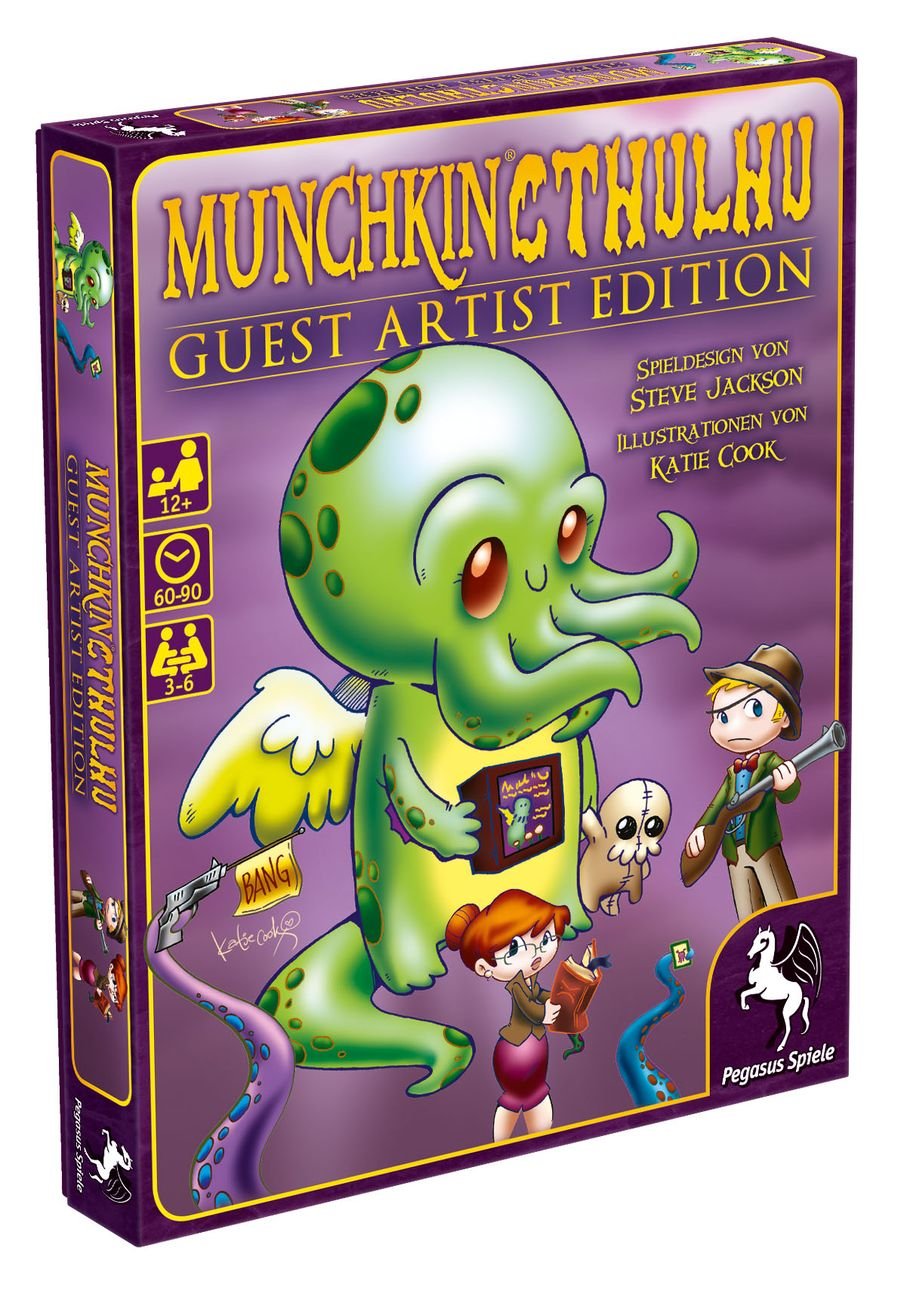 Pegasus Spiele 17239G - Munchkin Cthulhu Guest Artist Edition, Katie Cook-Version