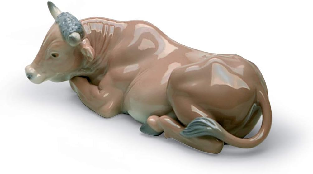 LLADRÓ Krippenfigur Ochse. Ochse (Krippenfigur). Porzellan.
