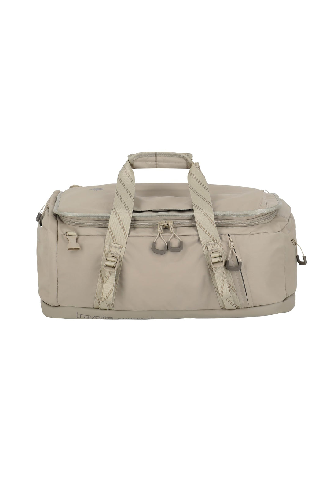 travelite Reisetasche Venture LINE M, 50x34x23 cm, 44 Liter, Weekender Sand M (50 x 34 x 23 cm), San