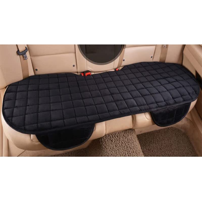 Baceyong Universal Auto Sitzkissen Plüsch Stuhlschutz Abdeckung Automatte Schwarz Hinten