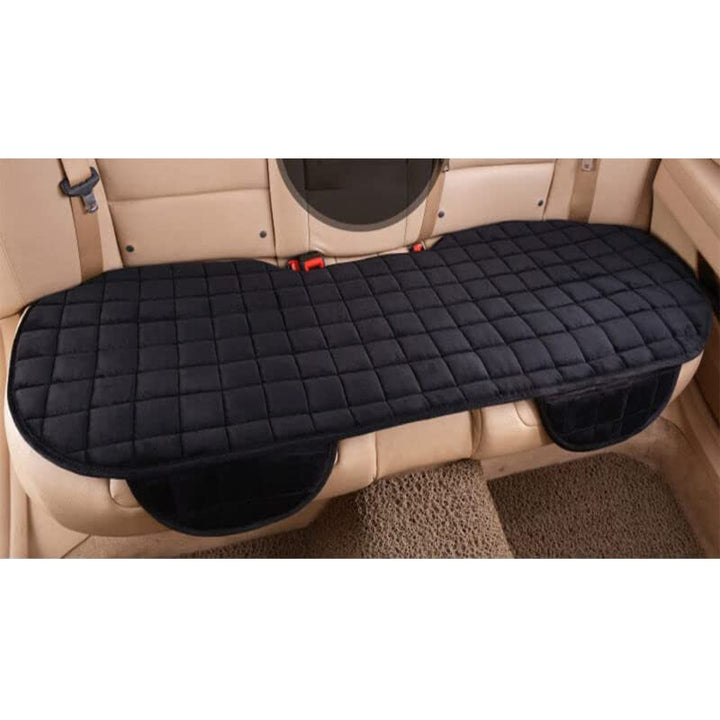 Baceyong Universal Auto Sitzkissen Plüsch Stuhlschutz Abdeckung Automatte Schwarz Hinten