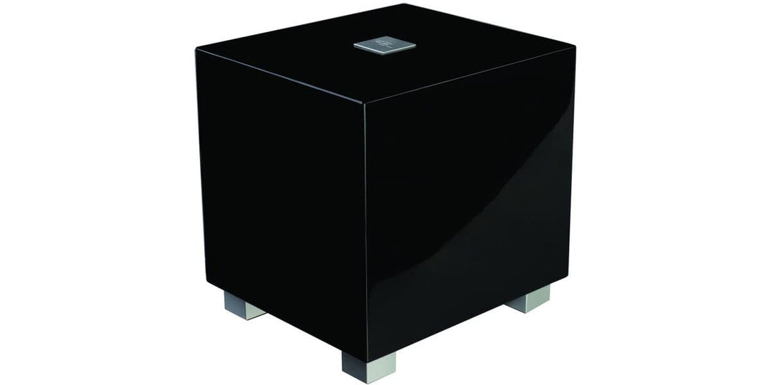 Rel Acoustics T/Zero MKIII Subwoofer, 6,5 Zoll Down-Firing Driver, Hochglanz Schwarz