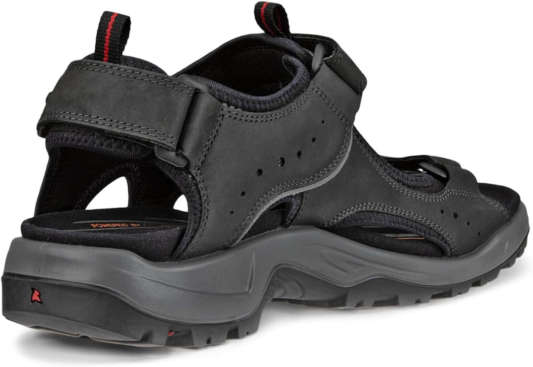 ECCO Herren Yucatan Sandal 41 EU Schwarz, 41 EU Schwarz