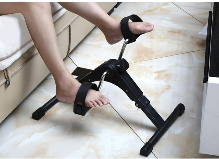 Mini-Heimtrainer, faltbar, tragbar, mit LCD-Monitor, Widerstand kann angepasst werden, geeignet für