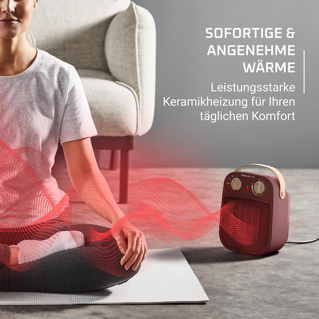Rowenta My Nomad Heizlüfter, tragbar, für bis zu 25 m², Eco-Modus, Turbo-Modus, leistungsstarke Kera