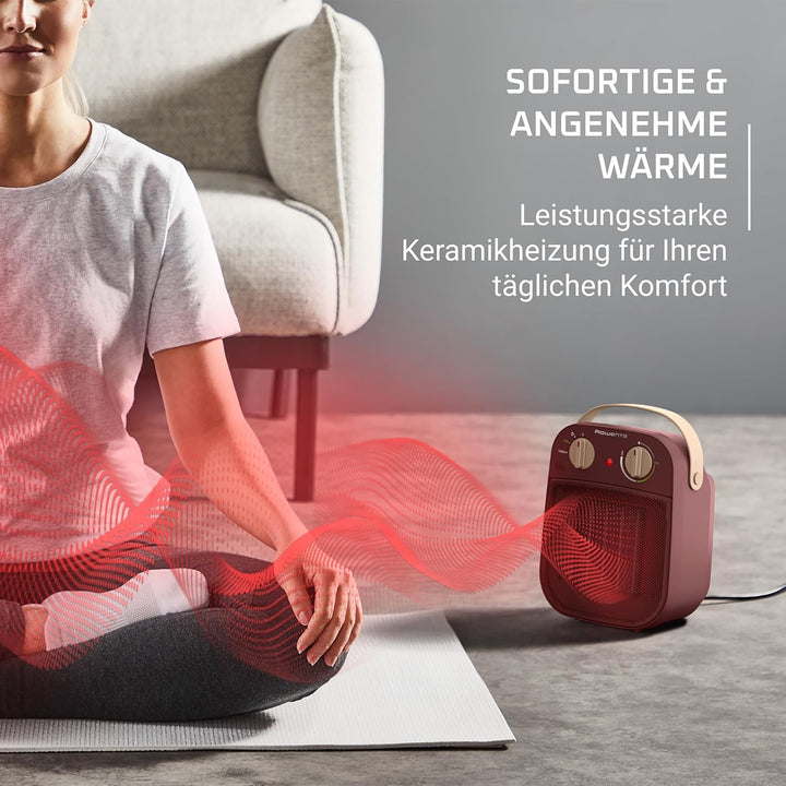 Rowenta My Nomad Heizlüfter, tragbar, für bis zu 25 m², Eco-Modus, Turbo-Modus, leistungsstarke Kera