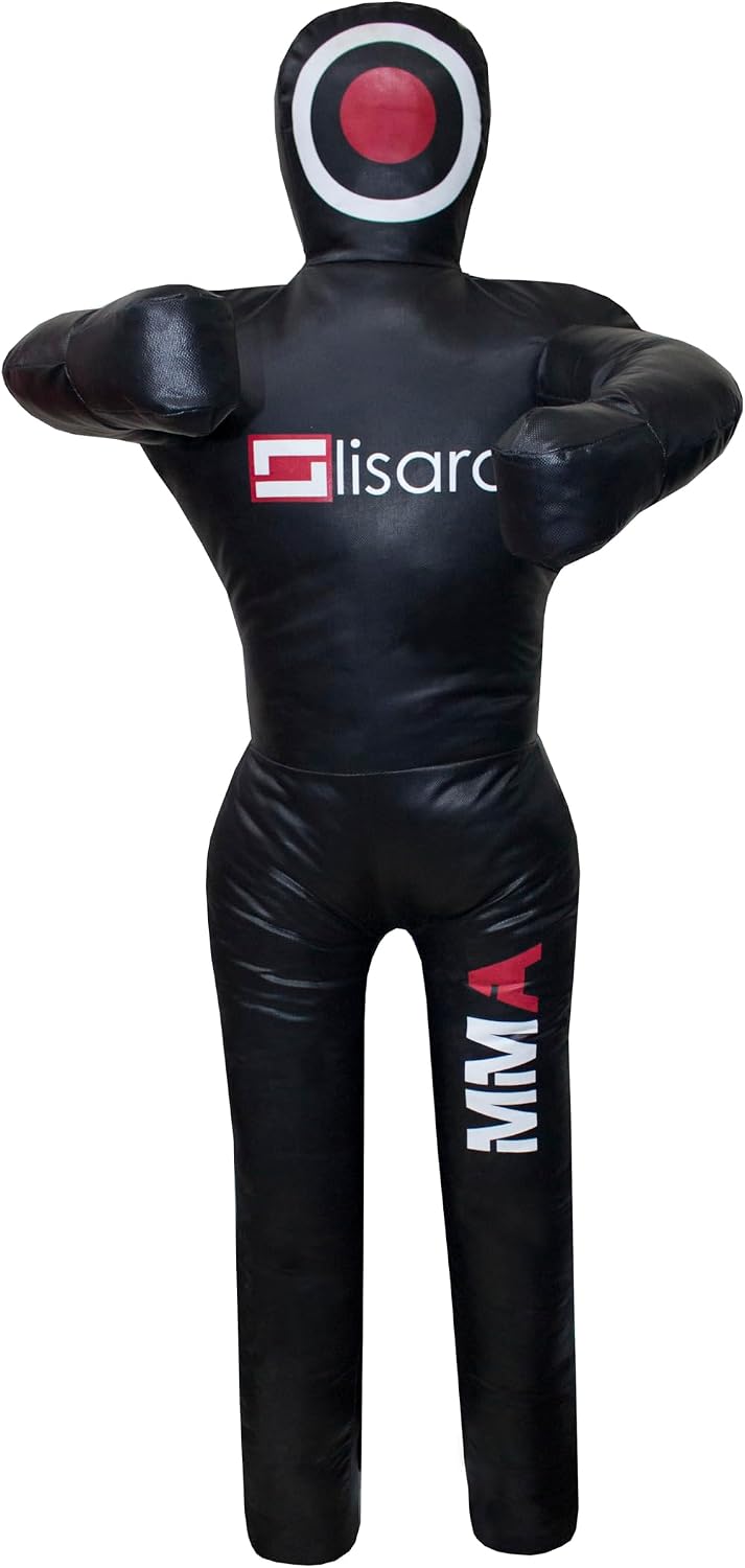 Lisaro Kunstleder - Wurfpuppe - Grappling - Dummy für MMA Kampfsport, Jiu Jitsu, Judo, Ringen, Wrest