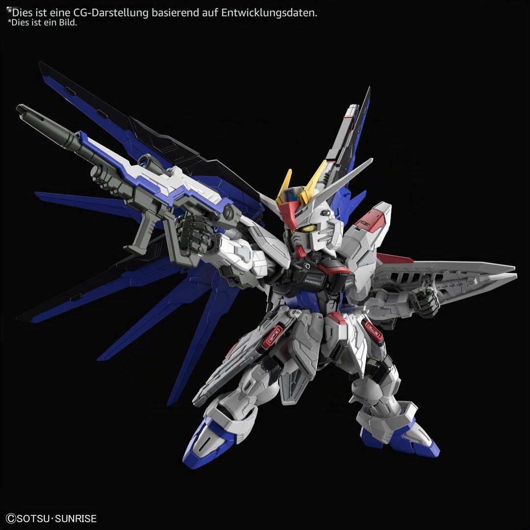 BANDAI SPIRITS(バンダイ スピリッツ) MGSD Mobile Suit Gundam Seed Freedom Gundam Farbkodiertes Kunststoffmodel