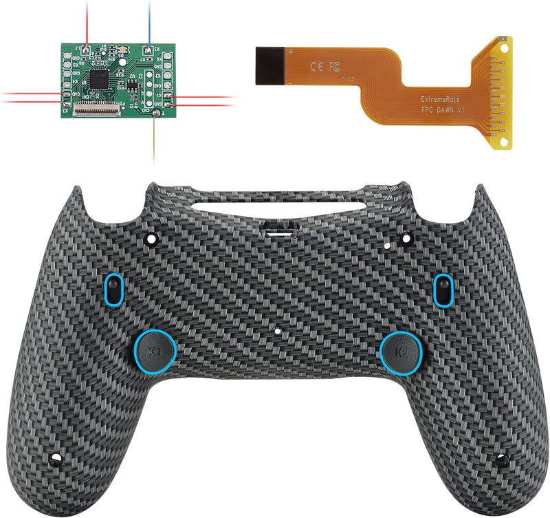 eXtremeRate DAWN2.0 FlashShot Trigger Stop Remap Kit für ps4 CUH-ZCT2 Controller,DIY-Ersatz Hülle Ge