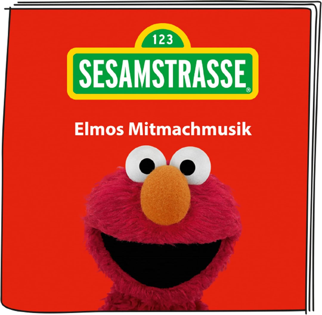 tonies Hörfigur für Toniebox, Sesamstrasse – Elmo, Hörspiel mit Liedern für Kinder ab 3 Jahren, Spie