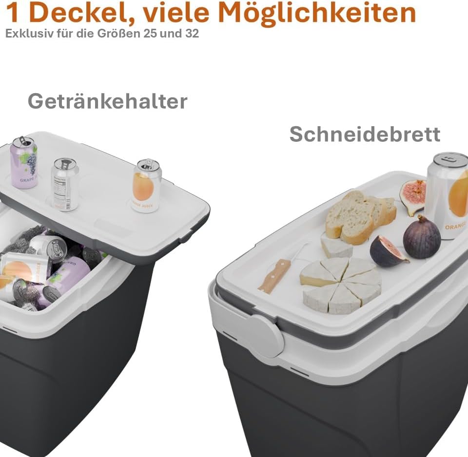 CoolBox Antarctica 3 Sizes, Camping, Summer Freezer Box for bevrages and Food 15LT Blau, 15LT Blau