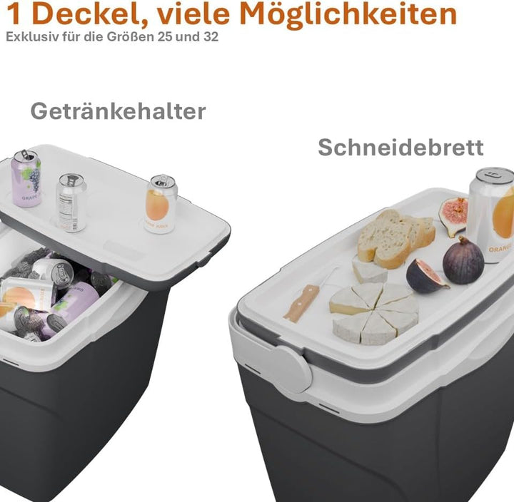 CoolBox Antarctica 3 Sizes, Camping, Summer Freezer Box for bevrages and Food 15LT Blau, 15LT Blau