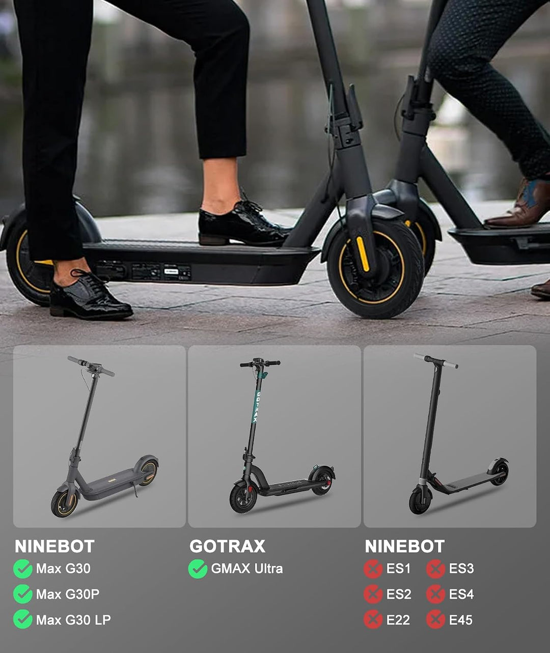 SYACHI Reifen 60/70-6.5 Tubeless Reifen Ersatzräder und Elektroroller Schlauch 10 Zoll Scooter Ersat