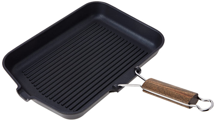 Home ANTIKARS Antihaftbeschichtete Grillpfanne Delizia-Griff 24x36 Küchenvorbereitung, Material, Mul